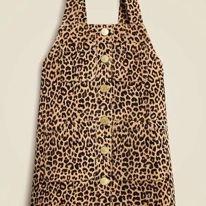 J. Crew (crewcuts) Leopard Print Button-Down Dress